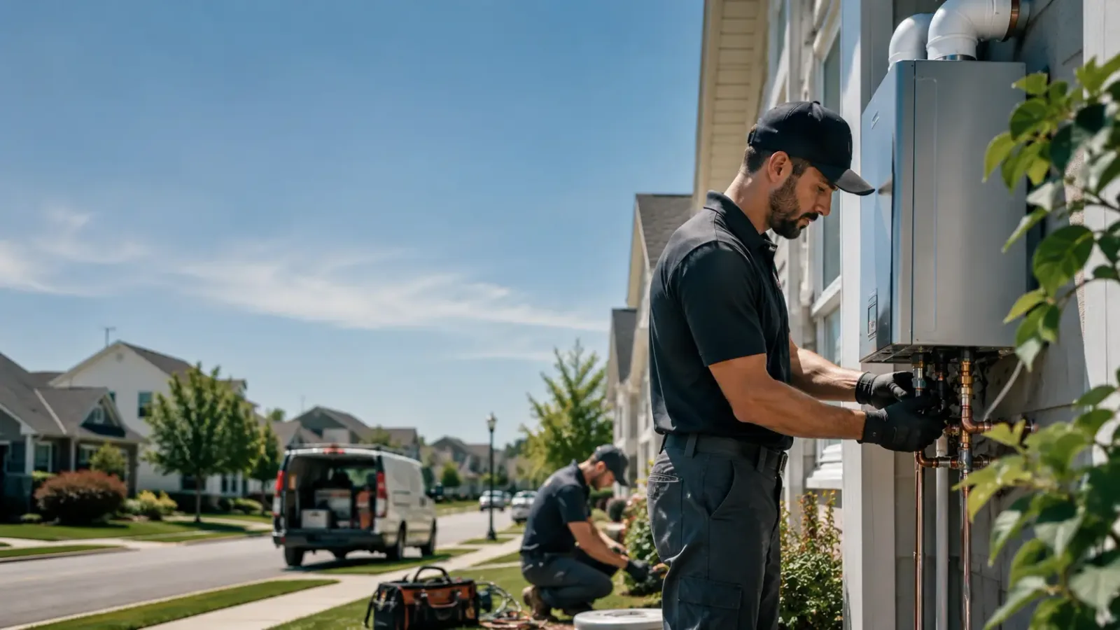 Tankless Water Heater Installation in Lee, ME